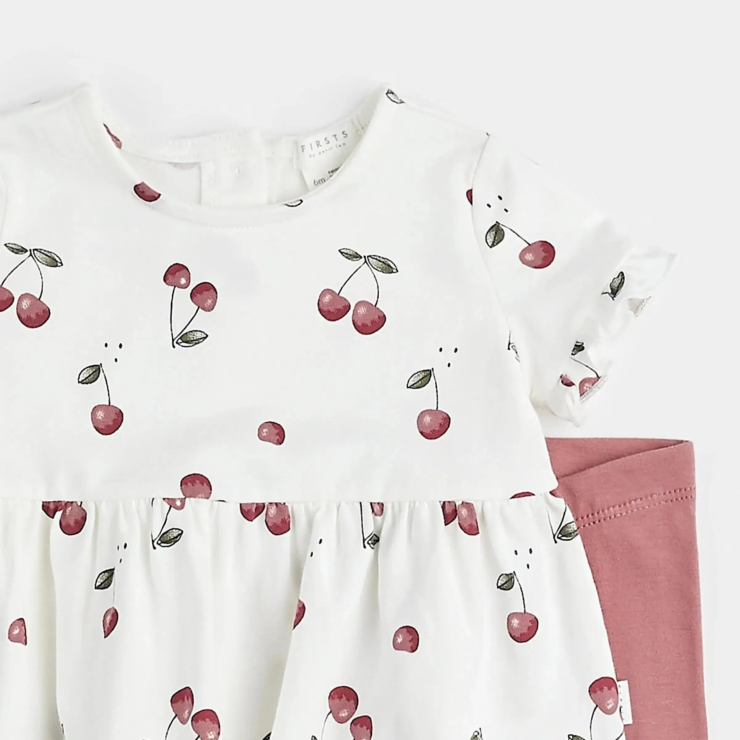 Cherry Print Outfit Set | Petit Lem