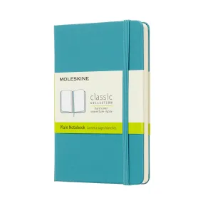 Classic Notebook, Hard Cover, Pocket, Blank, Reef Blue