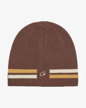 CORTEIZ VVS KNIT MOCHA BROWN BEANIE (NEW)