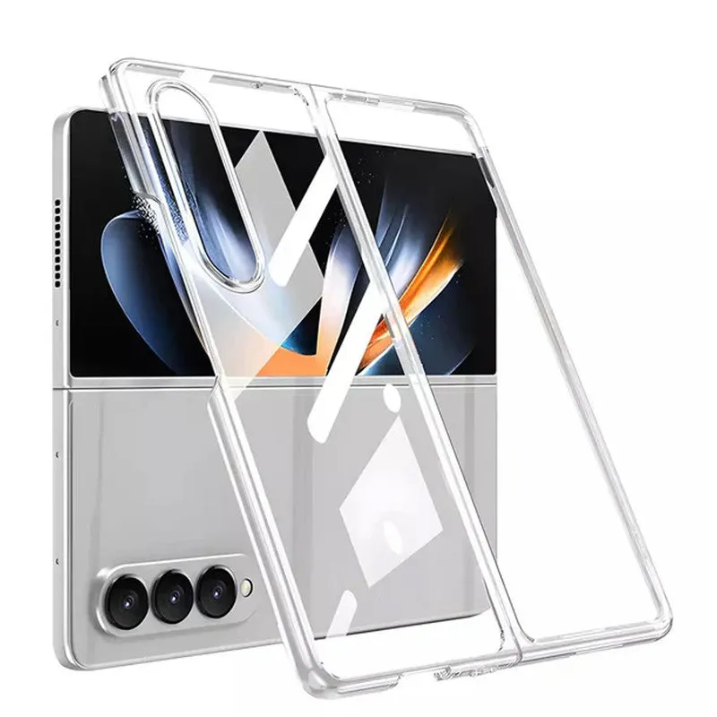 Crystal Clear Hard Back Anti-Yellowing Phone Case For Samsung Z Fold 3