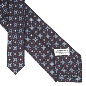 DARK BLUE SILK TIE