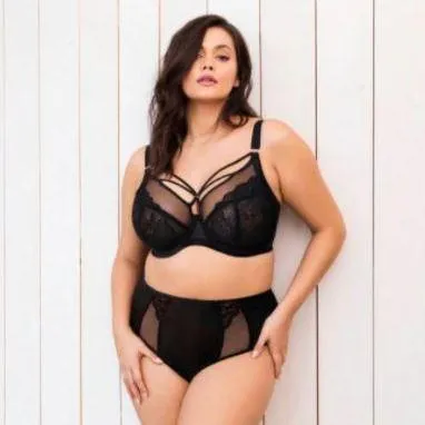 Elomi Brianna UW Plunge Bra in Black EL8080