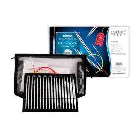 Knitters Pride Nova Platina Interchangeable Needle Set: Deluxe Set (Normal IC)