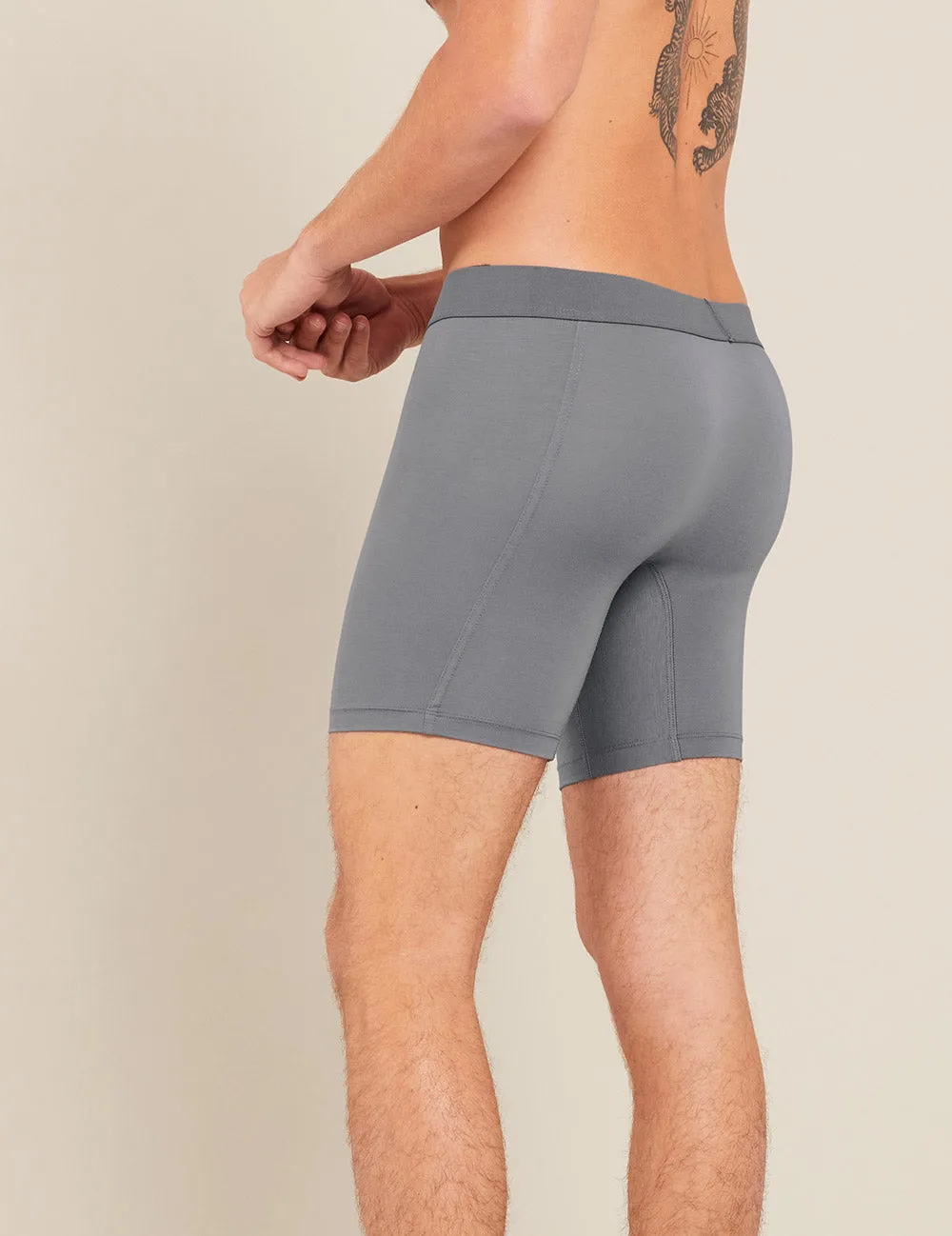 Men's Everyday Long Boxers - Ash