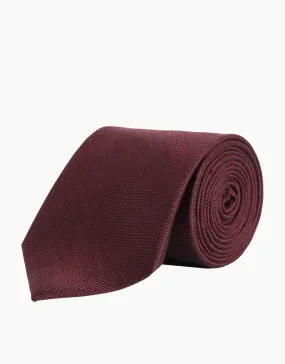 Plain Maroon Tie