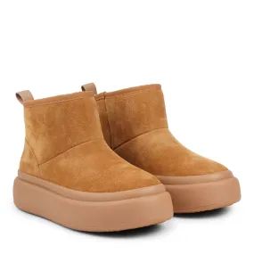 Premana - Soft Suede Boots with Shearling